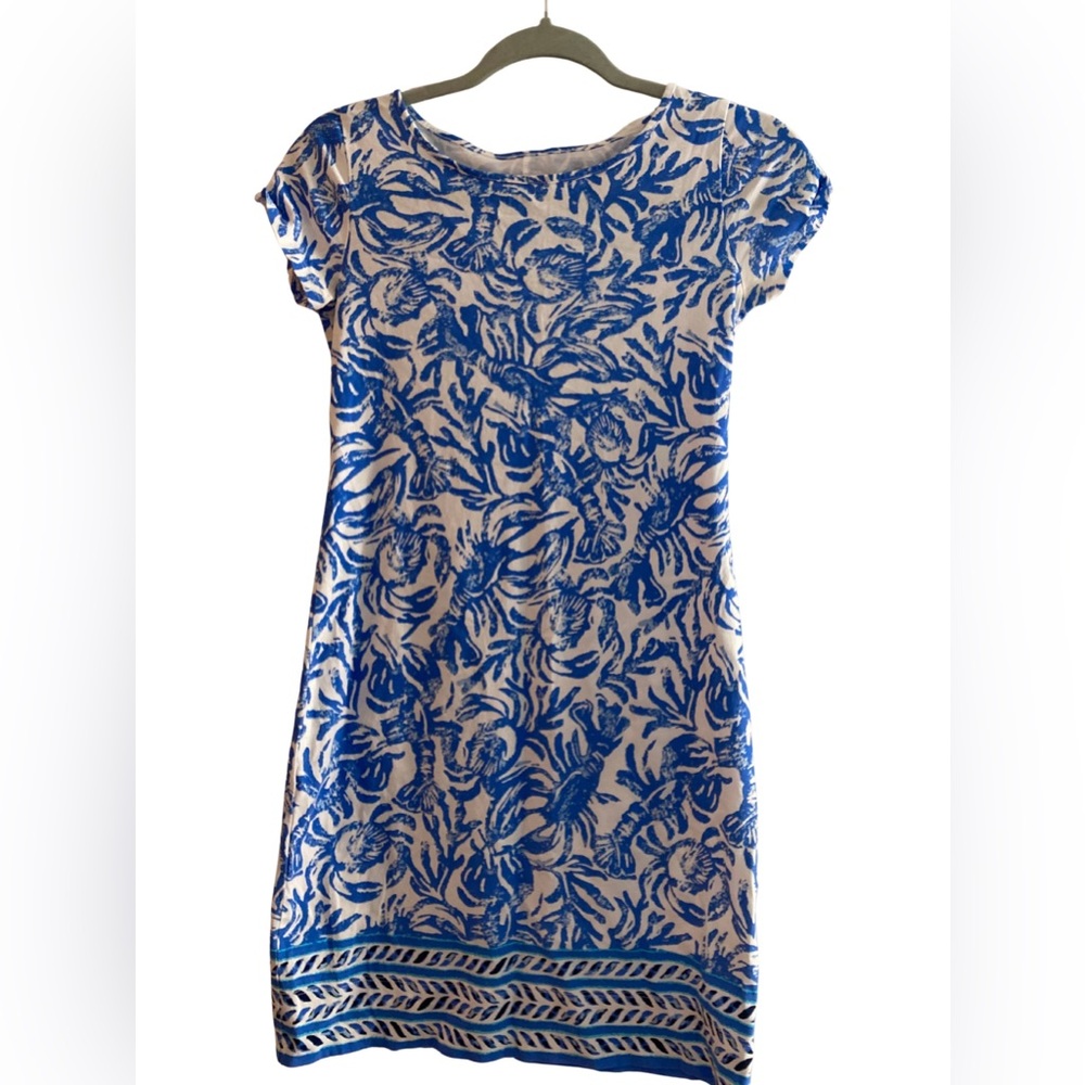 Lilly Pulitzer Blue and White Dress